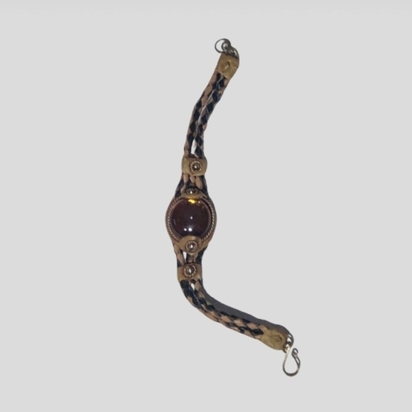 Vintage Boho Beaded Layered Necklace Set Bracelet Earrings - Picture 3 of 7